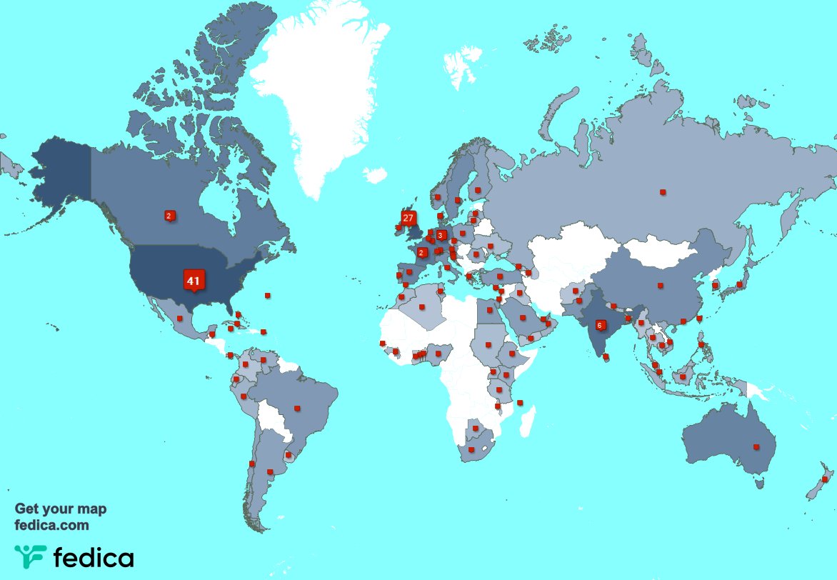 Special thank you to my 4 new followers from South Africa, and more last week. fedica.com/!BioPharmaMike