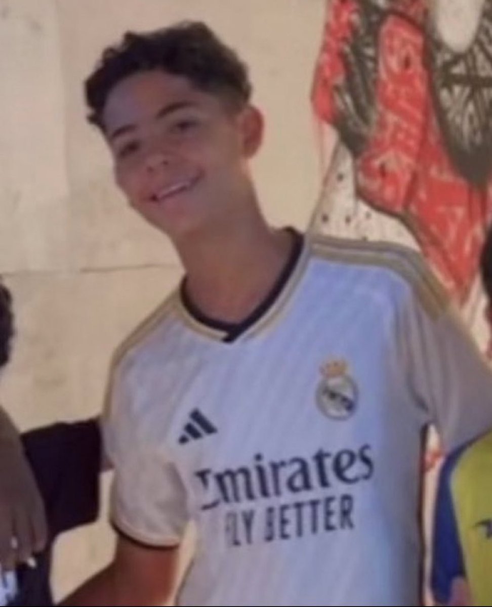 MadridXtra's tweet photo. Cristiano Jr in Real Madrid’s kit. 🤍 https://t.co/LLamgiOw4y