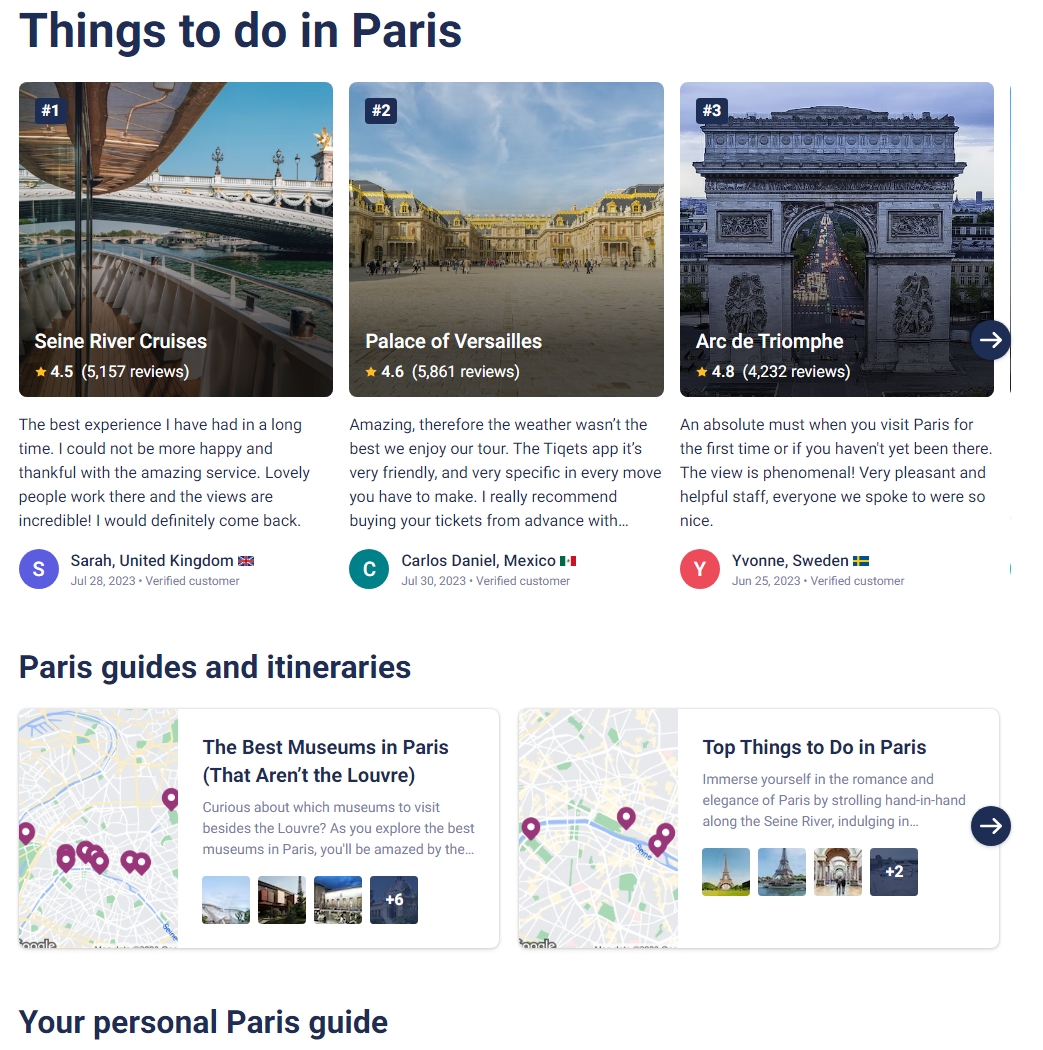 🗼🍷❤️Things to do in Paris - Top Paris Activities: Explore the Best in City Adventure! 🎟️tiqets.tp.st/8d1jDBnV

#Paris2024 #Paris #ParisTravel #France #Paris2024SummerOlympics #2024Olympics #2024SummerOlympics