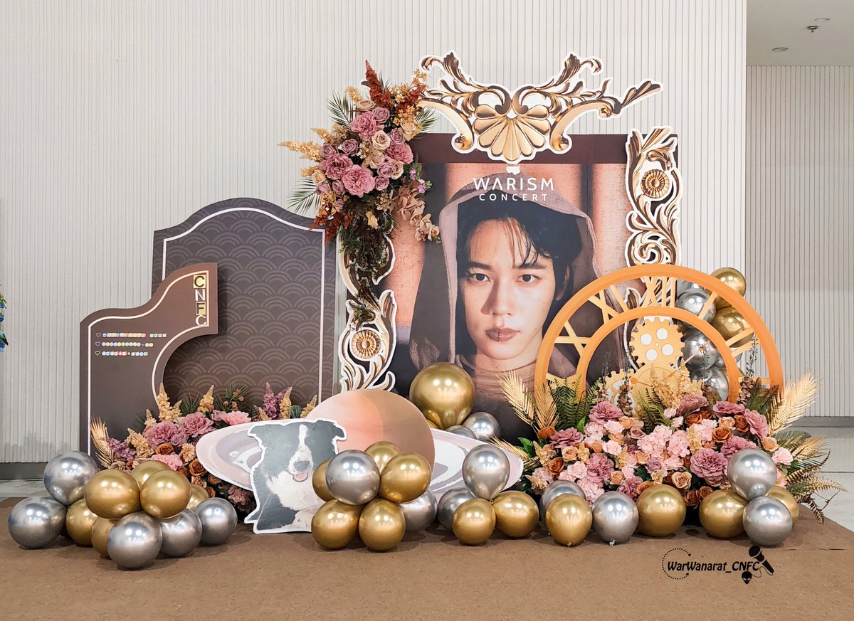 WarWanaratCNFC's tweet photo. The first part of our booth has been finished, The second part will be completed on 26th.
Looking forward to your coming, we have prepared a message board where you can write your wishes for war.@warwanarat

W.Wanarat 
#warwanarat 
#WarismConcert 
#WarWanarat_CNFC https://t.co/h4IyR9KB7n