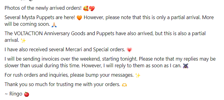 Ringos_Treasure's tweet photo. Several arrivals have come~ ♥♥♥

~ RINGO 🍎 https://t.co/rPb7Lt39aC