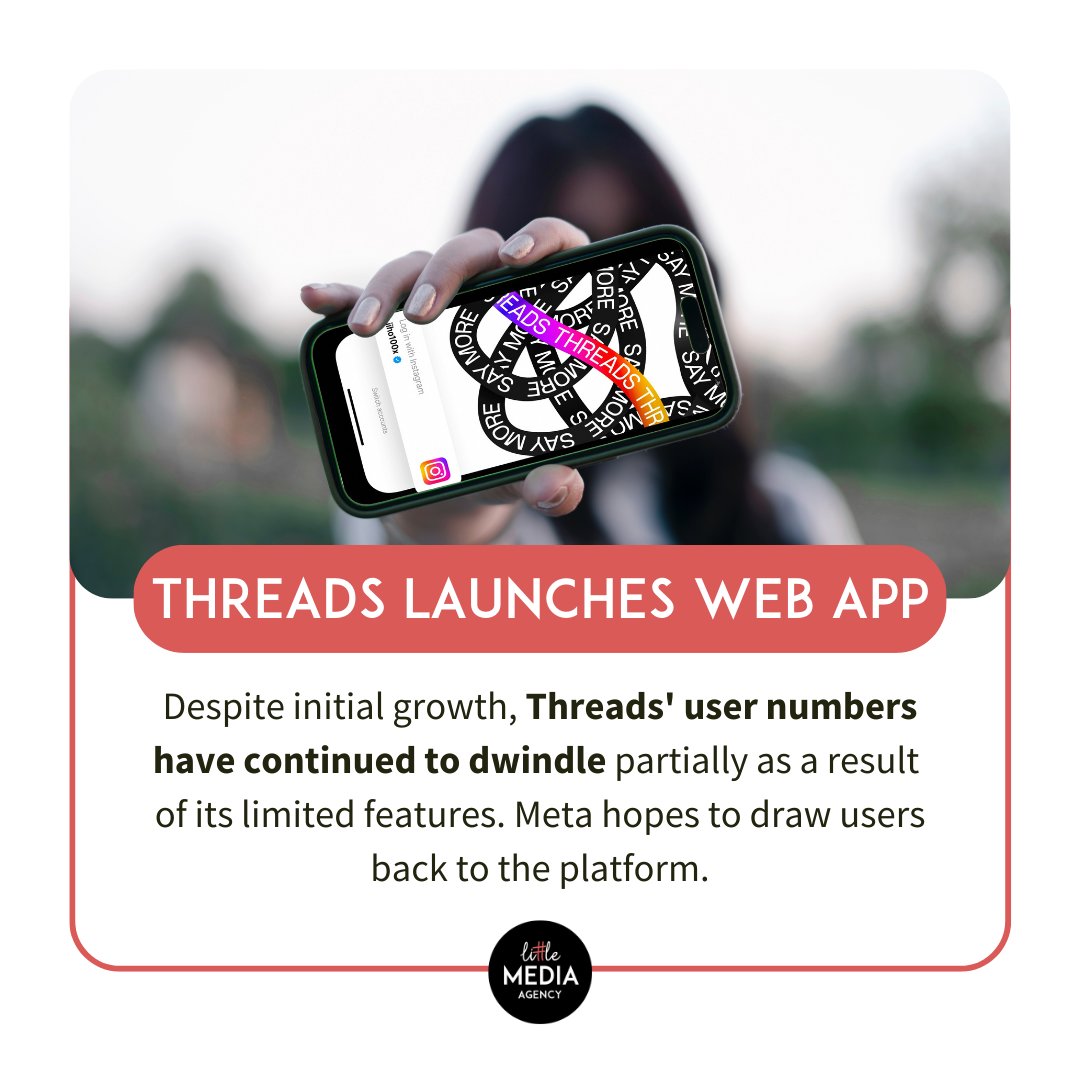 #Meta has launched a web version of Threads 🧵

Launched as a rival to X (previously #Twitter), has faced a decline due to limited features - the platform lacks major features like hashtags and a search function 🔎

Are you still using #Threads? 🤔

#PortHour