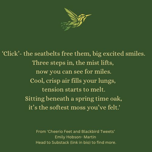 EmilyHobsonMar's tweet photo. Thought others might like this little reminder that nature is there to help ✨💚✨ https://t.co/x9apCkGvMU https://t.co/qrrDYC95gw