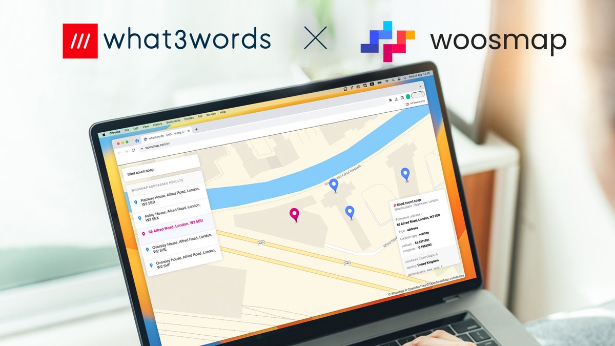 what3words tweet media