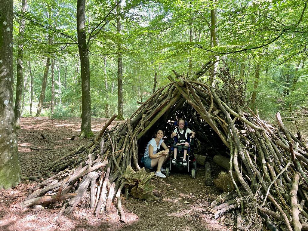 4SandaW's tweet photo. …We loved the den building area and spotted something VERY special there 🥰 This time round we used the #ChangingPlaces too and also spotted info on #inclusive cycling! Wow Alice Holt - you have really thought about your disabled visitors, exactly how it should be 👏♥️♥️♥️ https://t.co/fPrNU0AaRf