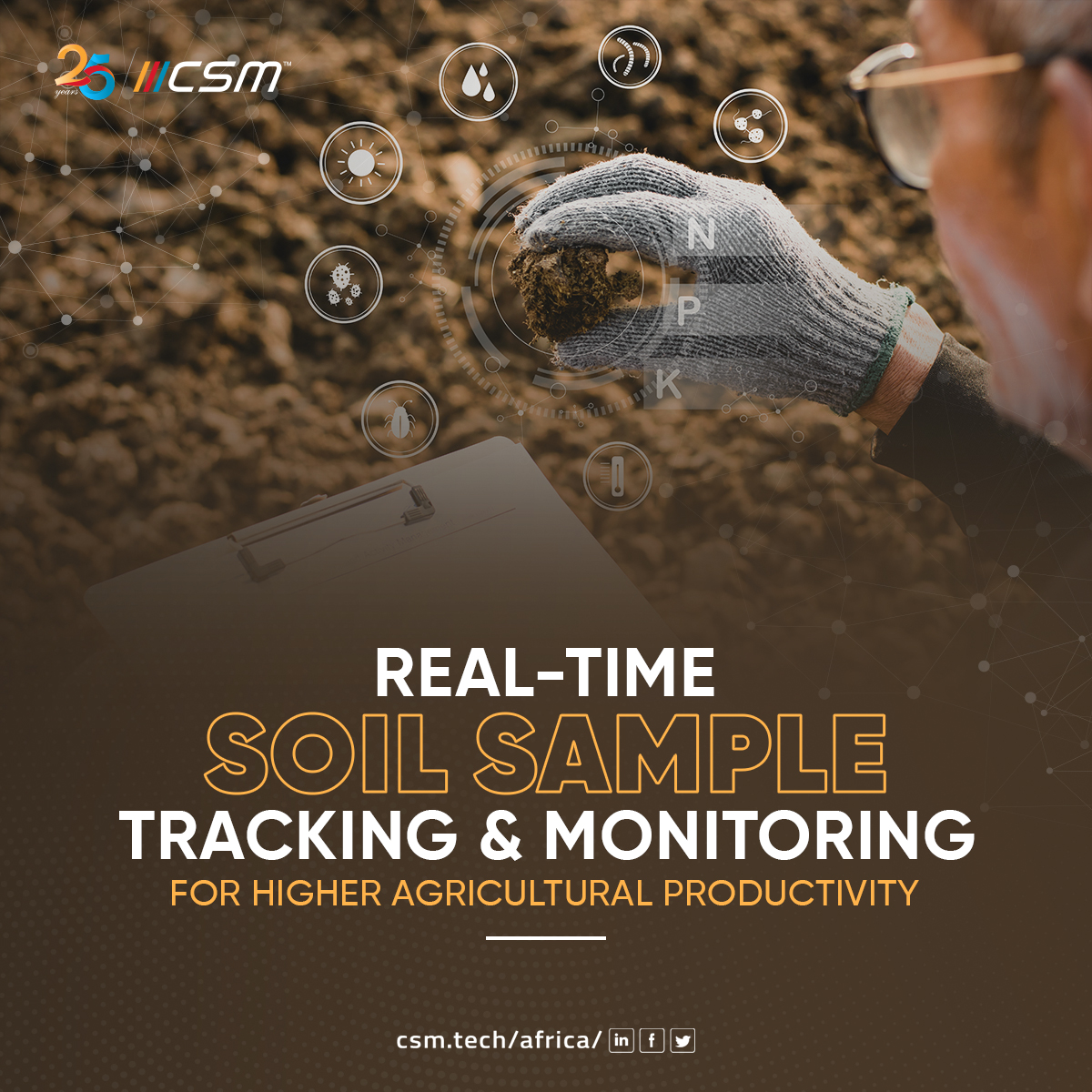 🌱 The soil information system that makes sustainable soil management easier than ever.

👉 More Information Here: bit.ly/Soil-Informati…

#NationalSoilInformationSystem #SoilInformation #SoilMonitoring #SoilQuality #SoilTest #AgriTech #AgTech #CSMTechAfrica