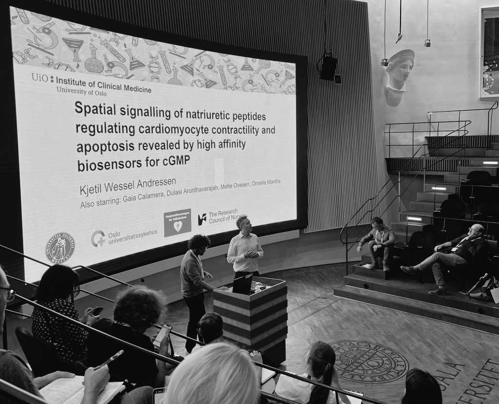 AndressenLab's tweet photo. Exciting meeting on biosensors at #imob23 in Uppsala. 
Happy to share our data on #cGMP biosensors in cardiomyocytes https://t.co/TNmSfvOIQu