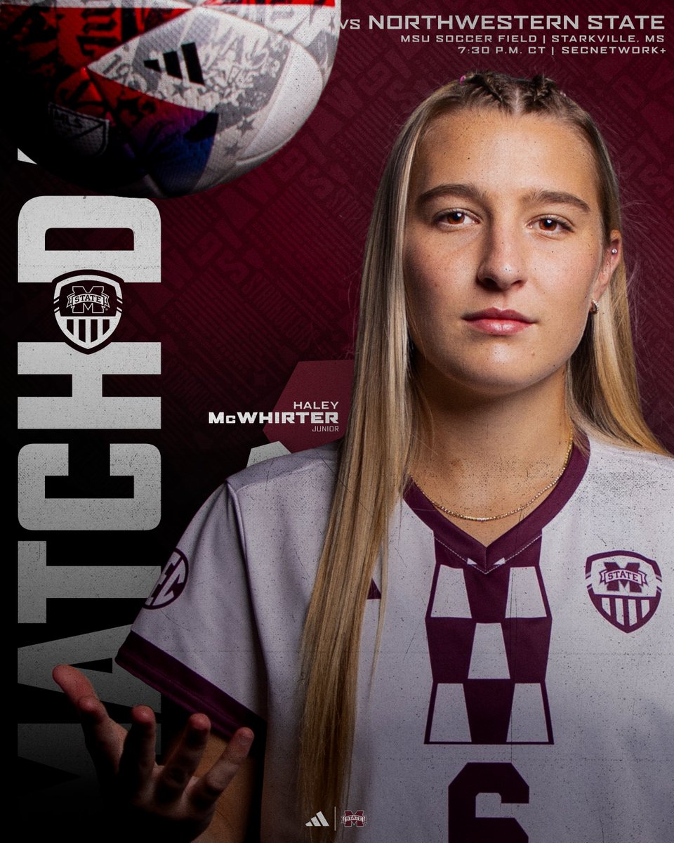HailStateSOC's tweet photo. 𝙈𝘼𝙏𝘾𝙃 𝘿𝘼𝙔 🤝 𝙃𝙤𝙢𝙚 𝙊𝙥𝙚𝙣𝙚𝙧 

We can't wait to see you there!

🆚 » Northwestern State
⏰ » 7:30 PM CT
📊 » https://t.co/B2f1ofS3Lg
📺 » https://t.co/vsWTBPHoji

#HailState🐶 https://t.co/DfBFhGEWbP