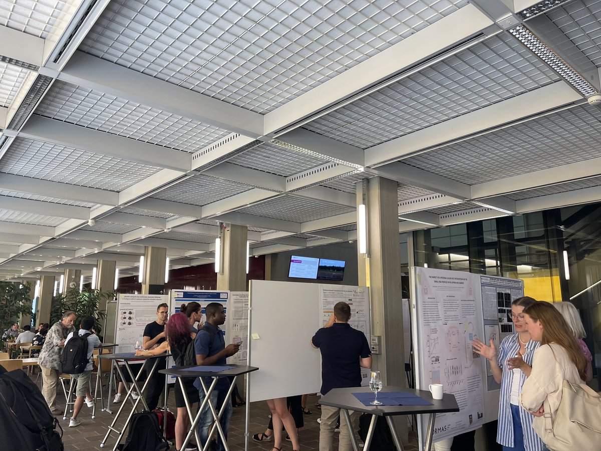 Exciting exchanges ongoing at the second poster session of our Epigenetic Inheritance Symposium #eisz2023 #eisz23 #MansuyLab