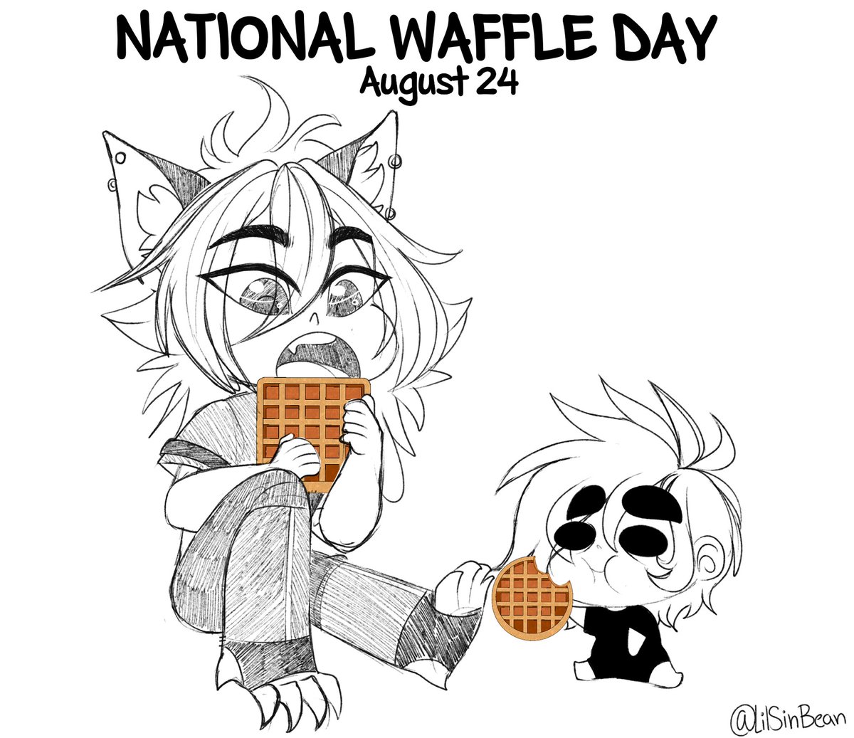 It’s #NationalWaffleDay 

What’s your favorite topping?

Art by: @LilSinBean