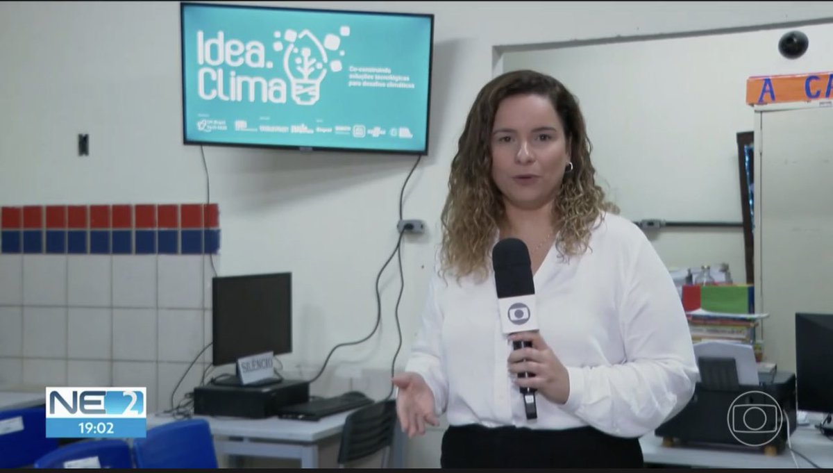 deamotta's tweet photo. Estamos na @globo com o programa Idea.Clima que incentiva estudantes de Pernambuco a desenvolverem soluções inovadoras para o clima! #UKBrazilTechHub @ukinbrazil 

 https://t.co/ZWbo2mDUD9 https://t.co/QrgkNOirDs