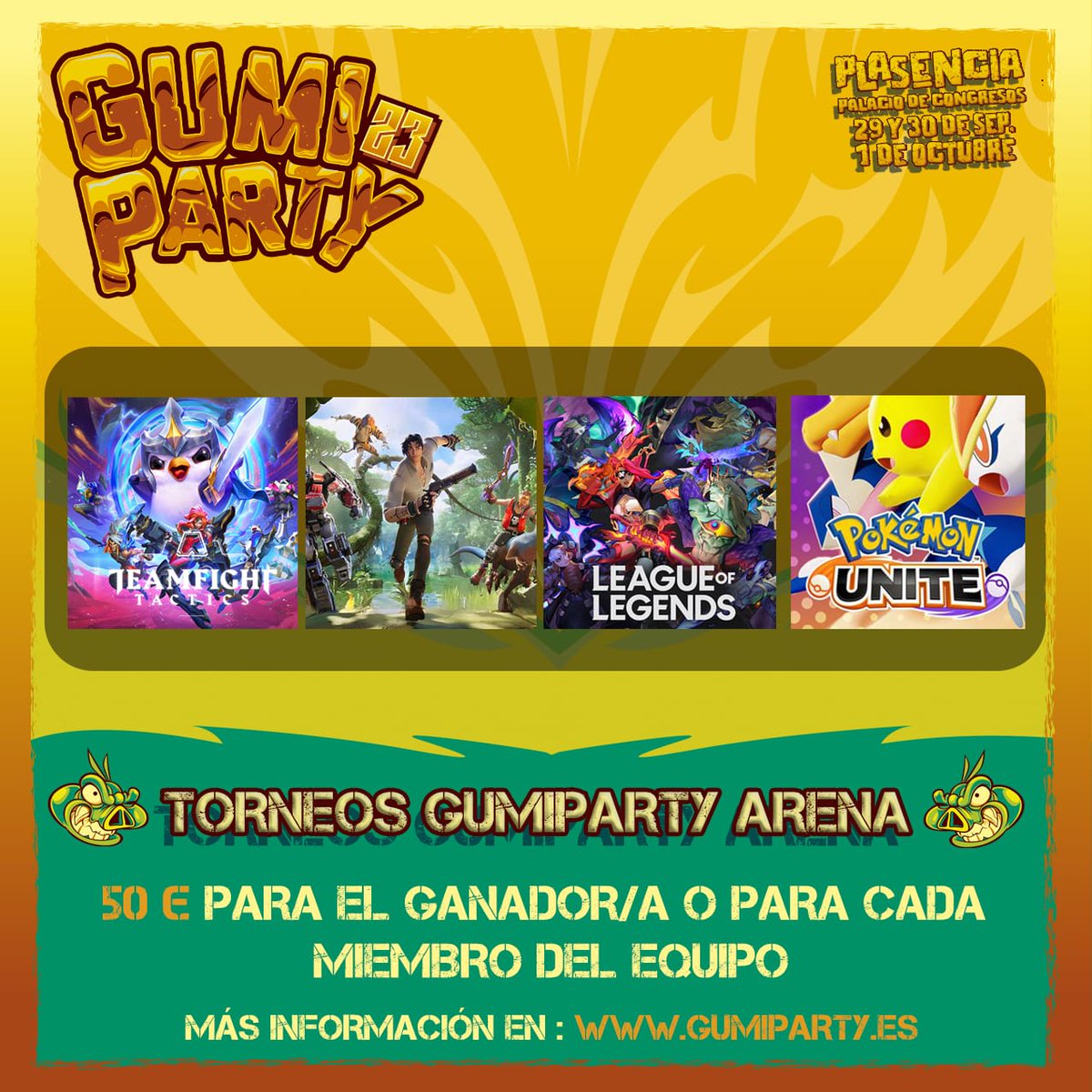 🎮 Hoy predentamos los torneos de la Zona Gaming de la Gumiparty 2023.

Este año contaremos con una Arena Gaming de última generación gracias a  <a href="/ES_Acer/">Acer España</a> <a href="/PredatorGaming/">Predator Gaming</a> 😉 para daros el mejor soporte cómo participantes.