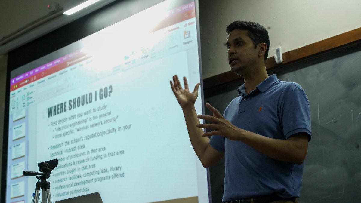 cea_iitm's tweet photo. Incredible insights shared by Dr.RAVINDRA DUDDU in their talk on "Applying for PhD🎓 in Science and Engineering in the US: Dos and Don'ts." 
#CEA #cea_iitm #Civilengineeringassociation #iitmadras #VanderbiltUniversity
Here are some of the highlights of the talk session 🎤: https://t.co/TaCIn0rZBr