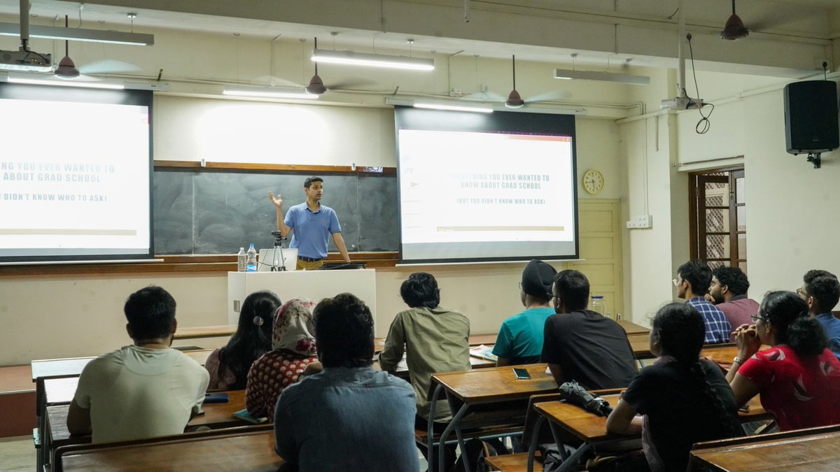 cea_iitm's tweet photo. Incredible insights shared by Dr.RAVINDRA DUDDU in their talk on "Applying for PhD🎓 in Science and Engineering in the US: Dos and Don'ts." 
#CEA #cea_iitm #Civilengineeringassociation #iitmadras #VanderbiltUniversity
Here are some of the highlights of the talk session 🎤: https://t.co/TaCIn0rZBr