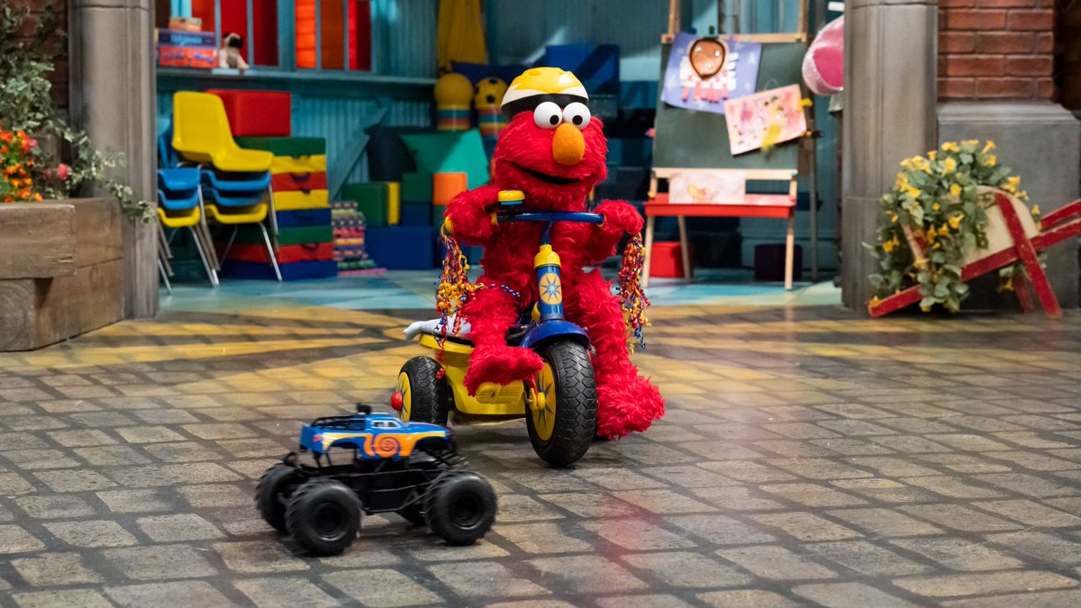 Elmo might not be the fastest, but Elmo is still moving. And that's something Elmo is very proud of!
