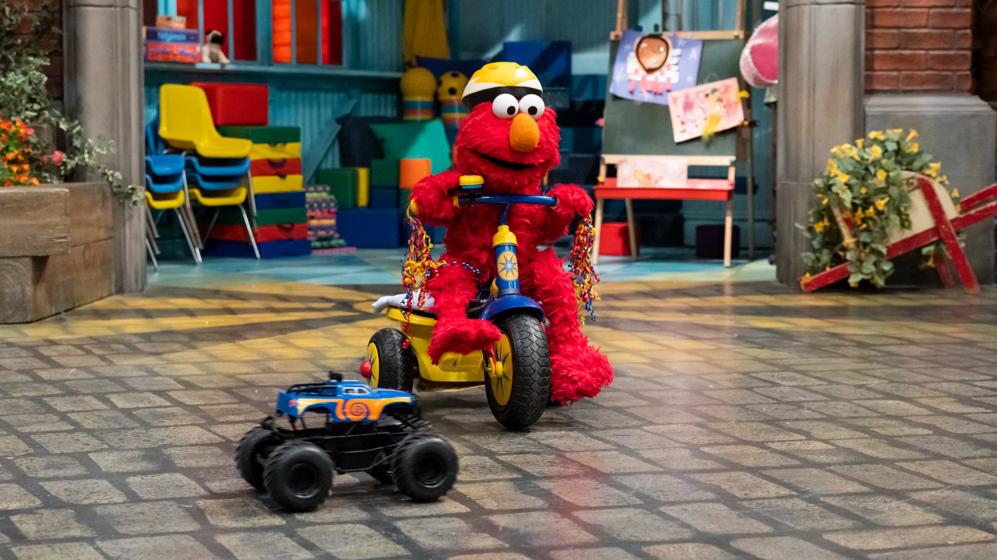 Elmo tricycle hot sale