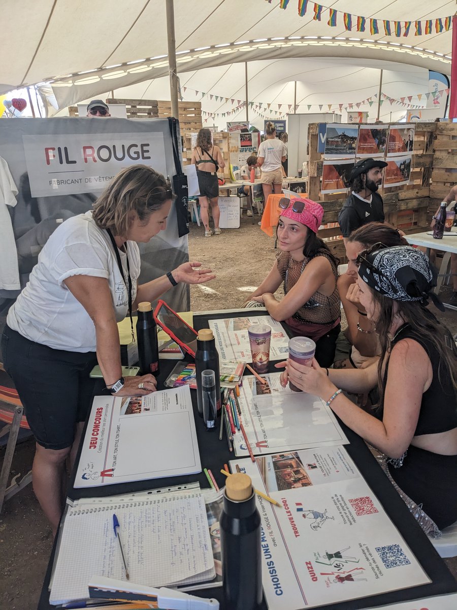 FilRouge_Mode's tweet photo. 🔥 FIL ROUGE au @deltafestival13 🔥
#slowfashion, #madeinfrance &amp; #recrutement : on aborde tous ces sujets sur le stand V38 du Village Vivre Ensemble ! Plusieurs activités &amp; animations ludiques et interactives avec des réductions dans notre boutique à la clé !✨ https://t.co/SMSQ9oejAu