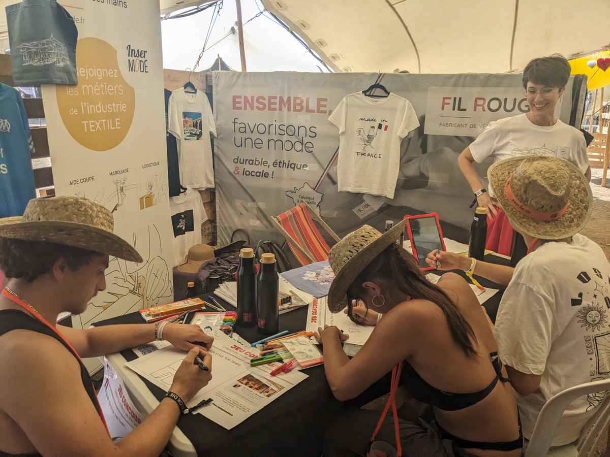 FilRouge_Mode's tweet photo. 🔥 FIL ROUGE au @deltafestival13 🔥
#slowfashion, #madeinfrance &amp; #recrutement : on aborde tous ces sujets sur le stand V38 du Village Vivre Ensemble ! Plusieurs activités &amp; animations ludiques et interactives avec des réductions dans notre boutique à la clé !✨ https://t.co/SMSQ9oejAu