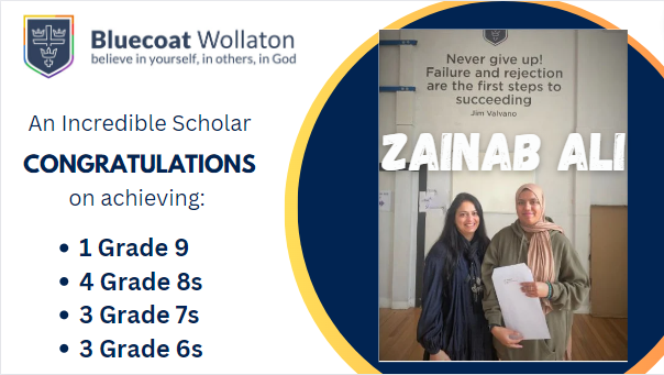 Bluecoat Wollaton Academy tweet media