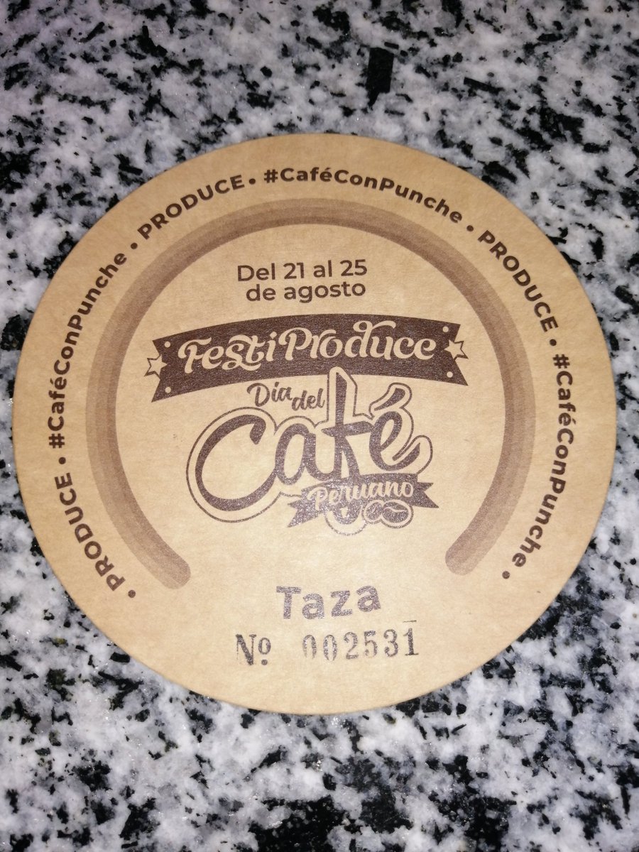 omarch's tweet photo. #CaféConPunche
@nitidocoffee @MINPRODUCCION
#DiaDelCafePeruano https://t.co/fz6oJc1Z6h
