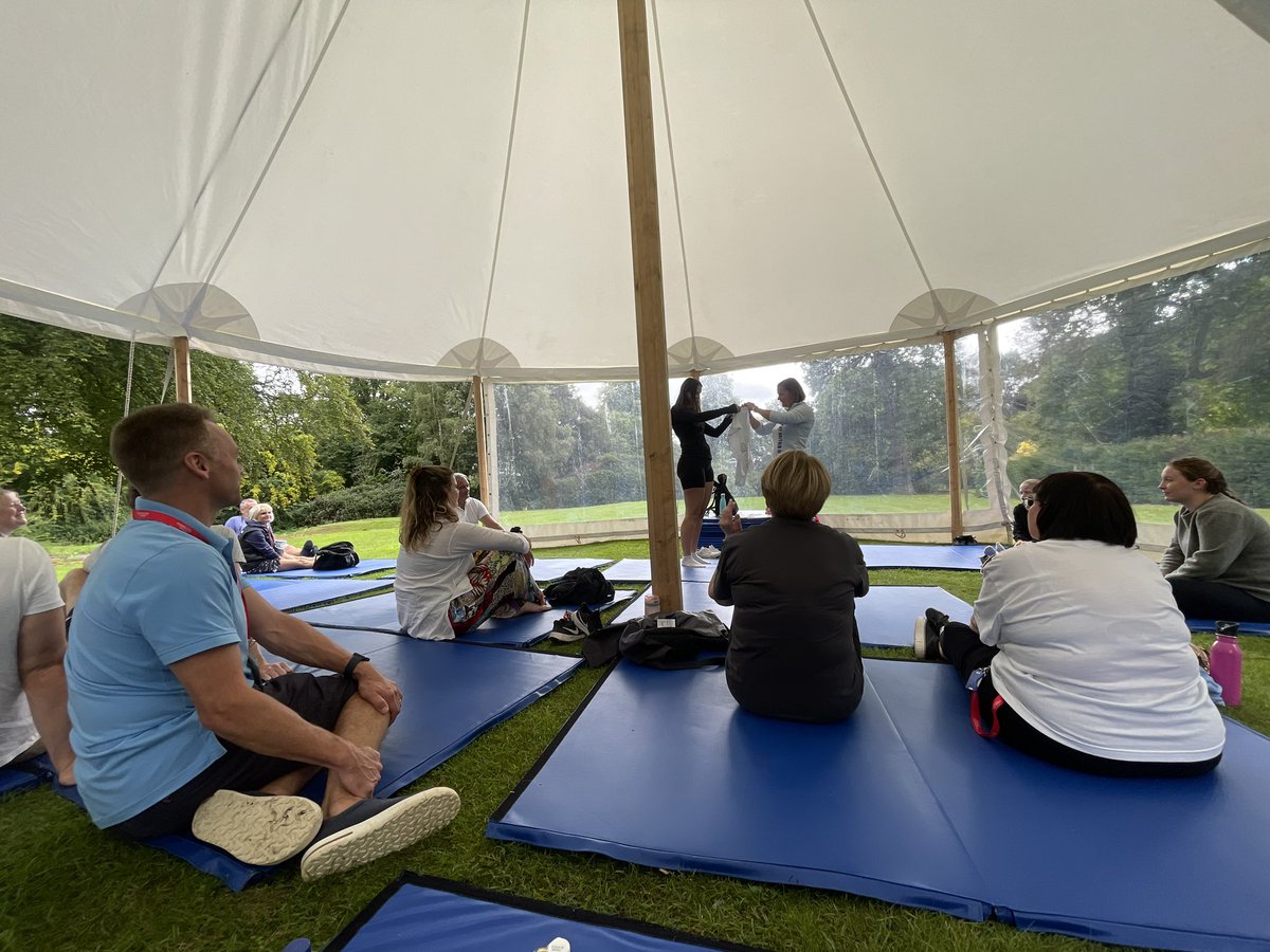 About four months ago I gave freedom to an idea that had been building in my head &amp; announced I wanted a Wellbeing Festival at Lilleshall for British Gymnastics this summer. Thanks to so many amazing people, tireless commitment, and passion, it actually happened 🌠  #wellbeing