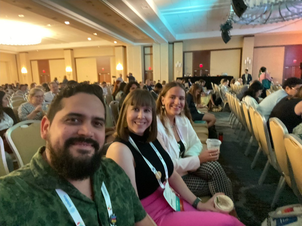 MarieLeonardHOU's tweet photo. Here at #ONA23 repping @impactnews! Excited for a full day of learning, innovation and, of course, a Philly cheesesteak. https://t.co/xSa2LdzOAX