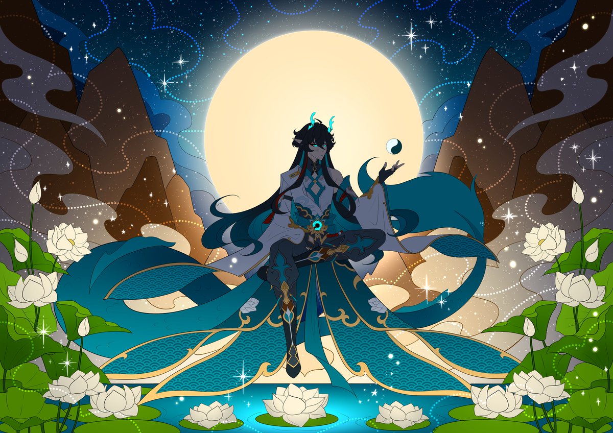 ffluvy's tweet photo. I really like to make these small color collections ~
#GenshinImpact #HonkaiStarRail 
#Clorinde #Nilou #danheng  #Alhaitham https://t.co/JMdlAMkLoC