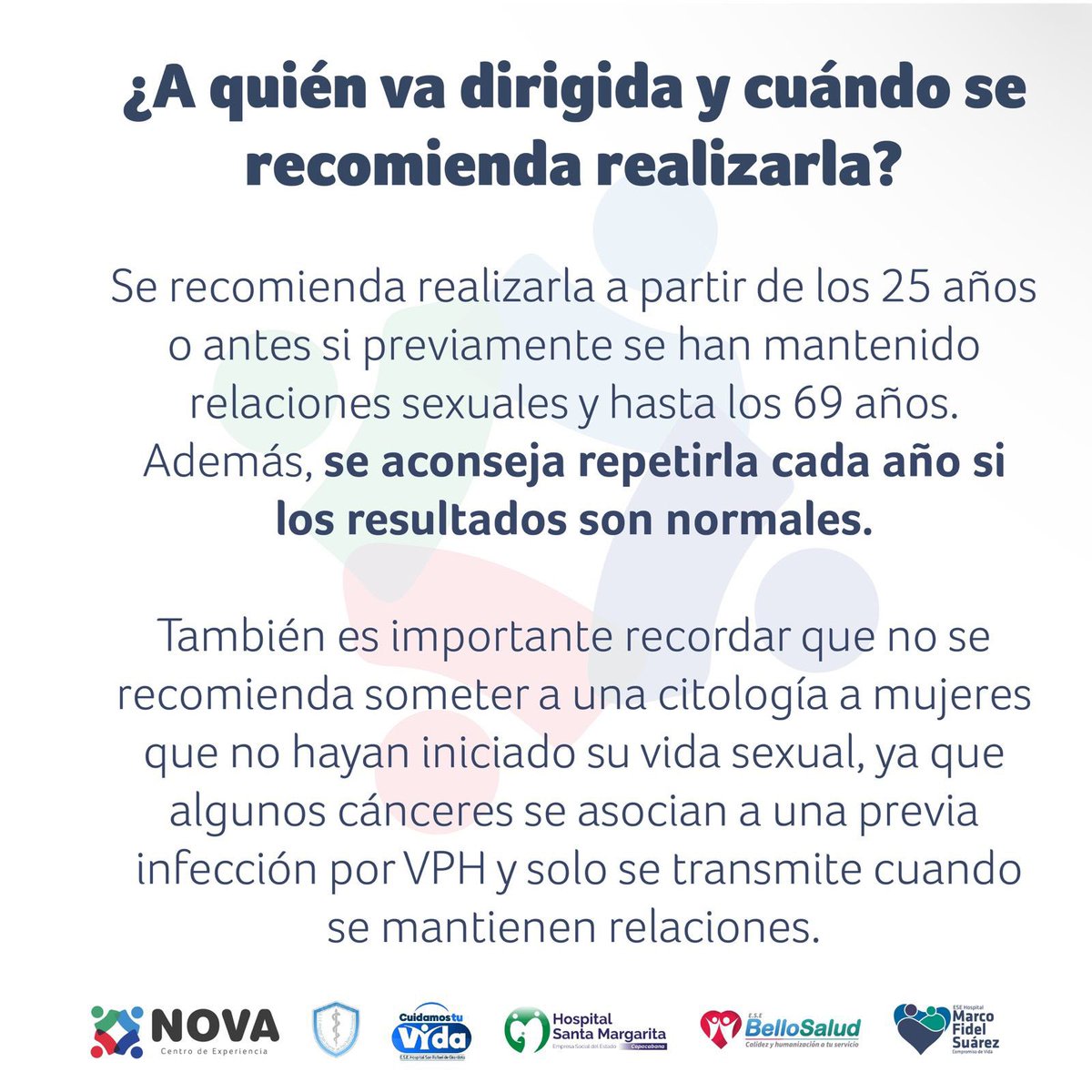 HospitalMFS's tweet photo. 👉🏻Desde la Red NOVA continuamos acercando los servicios de salud a nuestras comunidades.
Si vives en el norte del Valle de Aburrá y quieres acceder a este servicio, acércate al punto de atención de tu municipio y agenda la cita.
Somos #RedNova💚
Somos #CompromisoDeVida💙 https://t.co/mMeMClh5fJ