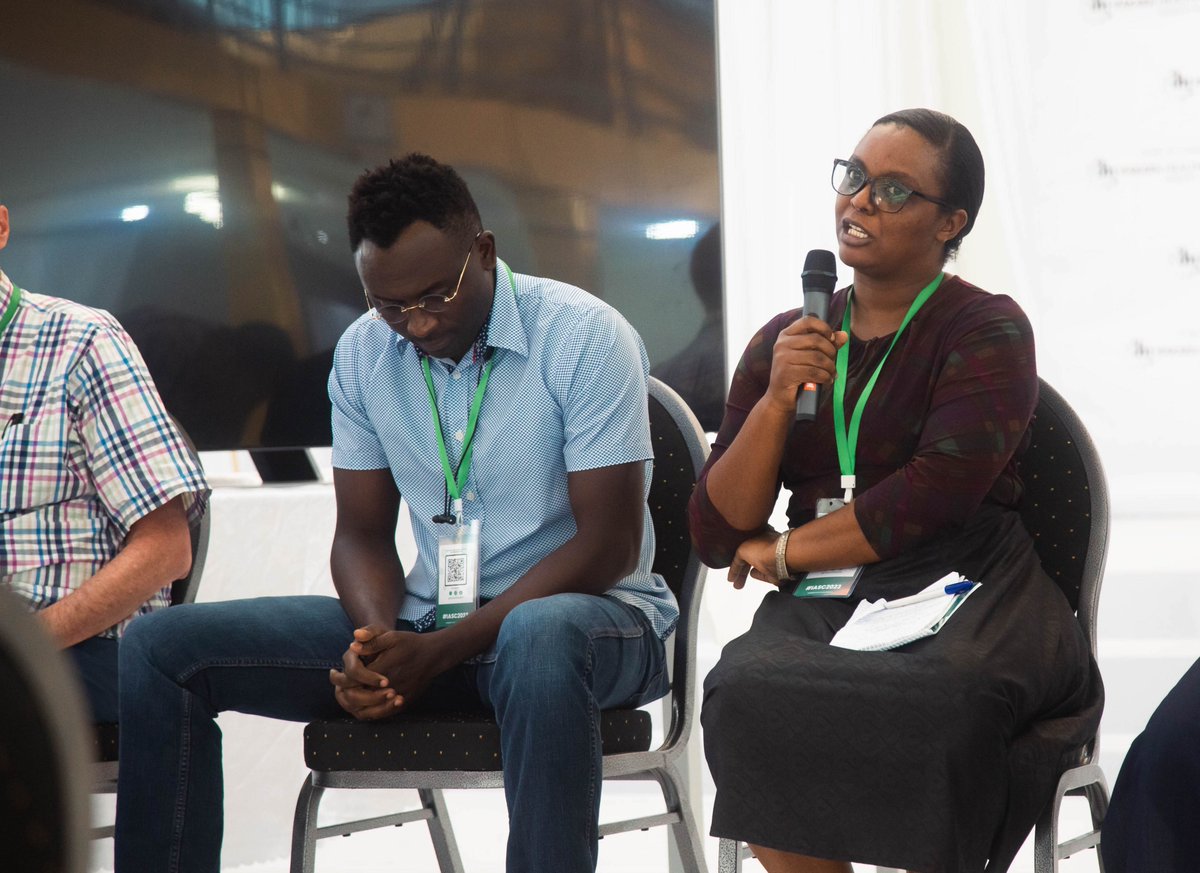 #IASC2023 Day 2️⃣:  
Engaging panel on malaria elimination!  

<a href="/Fredros_Inc/">Fredros Okumu</a> , Dr. Abdulla, <a href="/BishangaDr/">Dr. Dunstan Bishanga</a> , Dr. Mwangoka &amp; <a href="/patrickkachur/">Patrick Kachur</a> sparked electric discussions on challenges and the path ahead. The panel weighed in on human-centered approaches to prevention and early detection