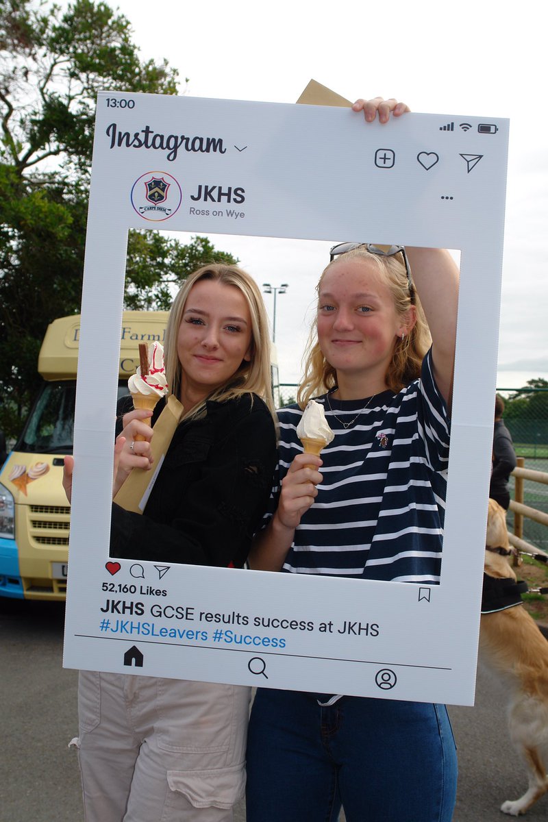 JohnKyrleHigh's tweet photo. Happy faces at JKHS today for our GCSE results. Students celebrated their excellent results with their teachers, ice creams and smiles. Email admin@jkhs.org.uk to join our sixth form. https://t.co/72tQciXuQD