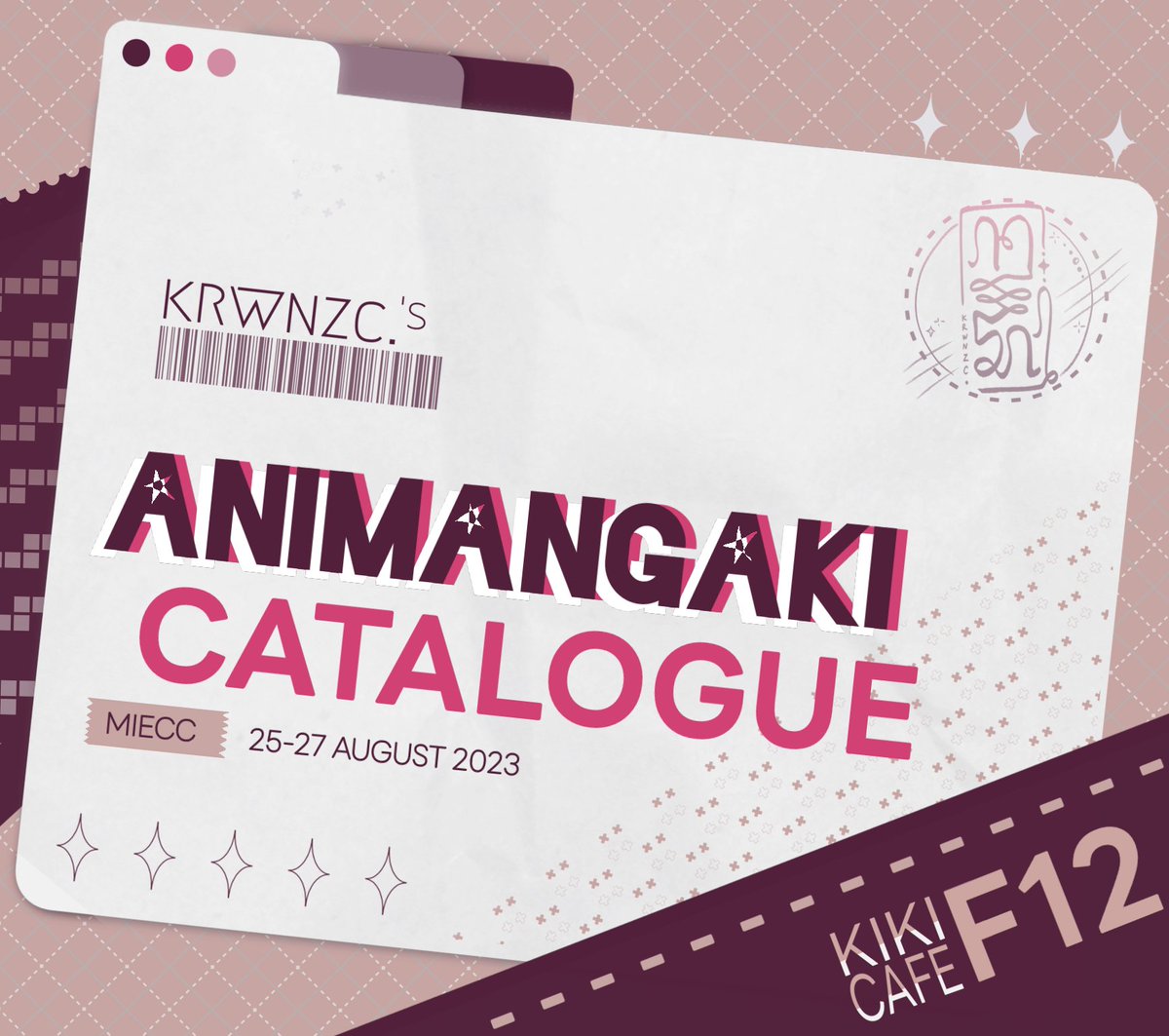 *casually drops catalogue H-1 after being MIA for millennia*
Heya!! My stuff will be available @ AMG2023 at MIECC 25-27 Aug Booth KIKI CAFE-F12 ❗❗
RTs will be very appreciated! :))
#AMG2023 #Animangaki2023