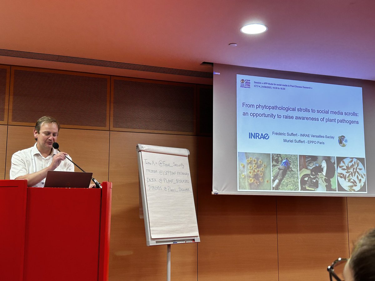 GianfRomanazzi's tweet photo. Frederich #Suffert experience of #communication starting in #COVID-19 time using #social #media at #ICPP3023 https://t.co/IKYZz4BoA1