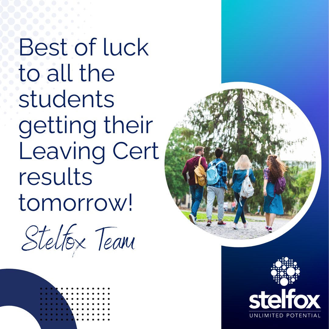 This year, over 61,000 students will receive Leaving Certificate and Leaving Certificate Applied results on 25th August.

Wishing the students and all of the parents our best wishes ahead of tomorrow.

#leavingcert2023 #examresults #newbeginnings #college