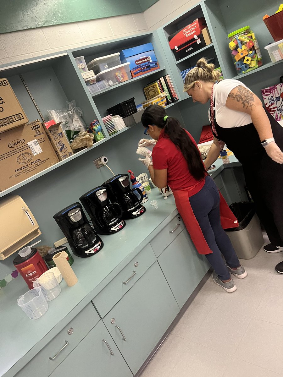 LWMSWarriors's tweet photo. The Brew Crew started by Mrs. Carr’s class is having their “soft opening” today for their fundraiser ☕️ @CaelethiaTaylor @AP_Makowski @LaquandraGolf
@kgwhetsell https://t.co/qR2w9vK07F