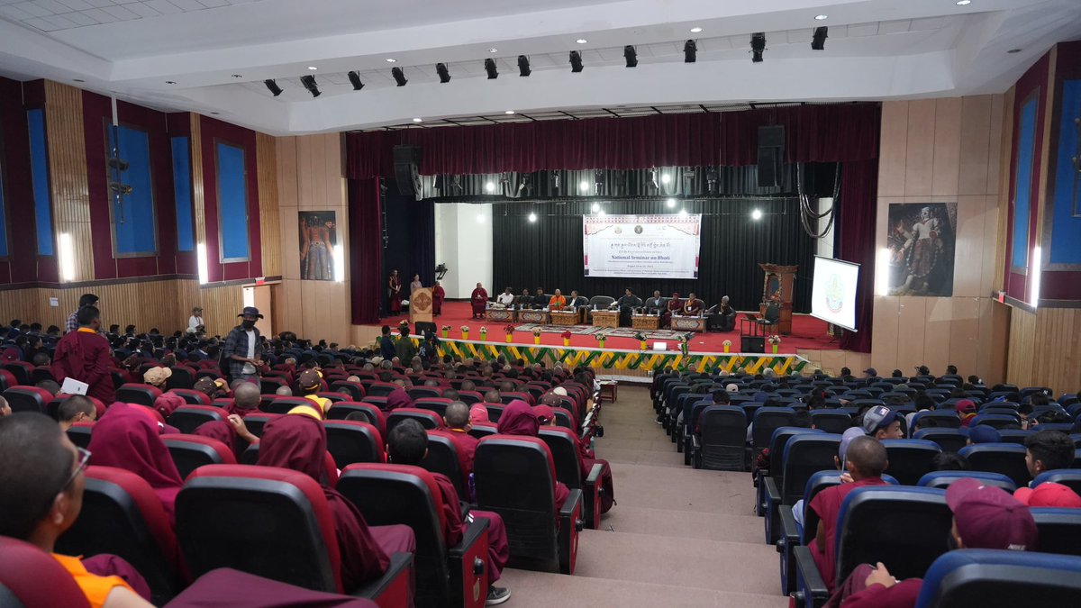 LAHDC_LEH's tweet photo. 3-Day National Seminar on #Bhoti language commenced at #CIBS Leh.   

CEC, MP, ECs along with various other dignitaries and scholars attended the inaugural session today. 

@tashi_gyalson @jtnladakh @Angchuk5 @yakzee_tashi @DIPR_Leh @ddnewsladakh @PBLadakh https://t.co/aX4WxcOib3