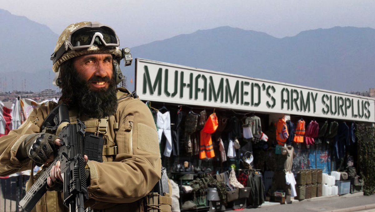 Taliban Opens Chain Of U.S. Army Surplus Stores buff.ly/38br5df