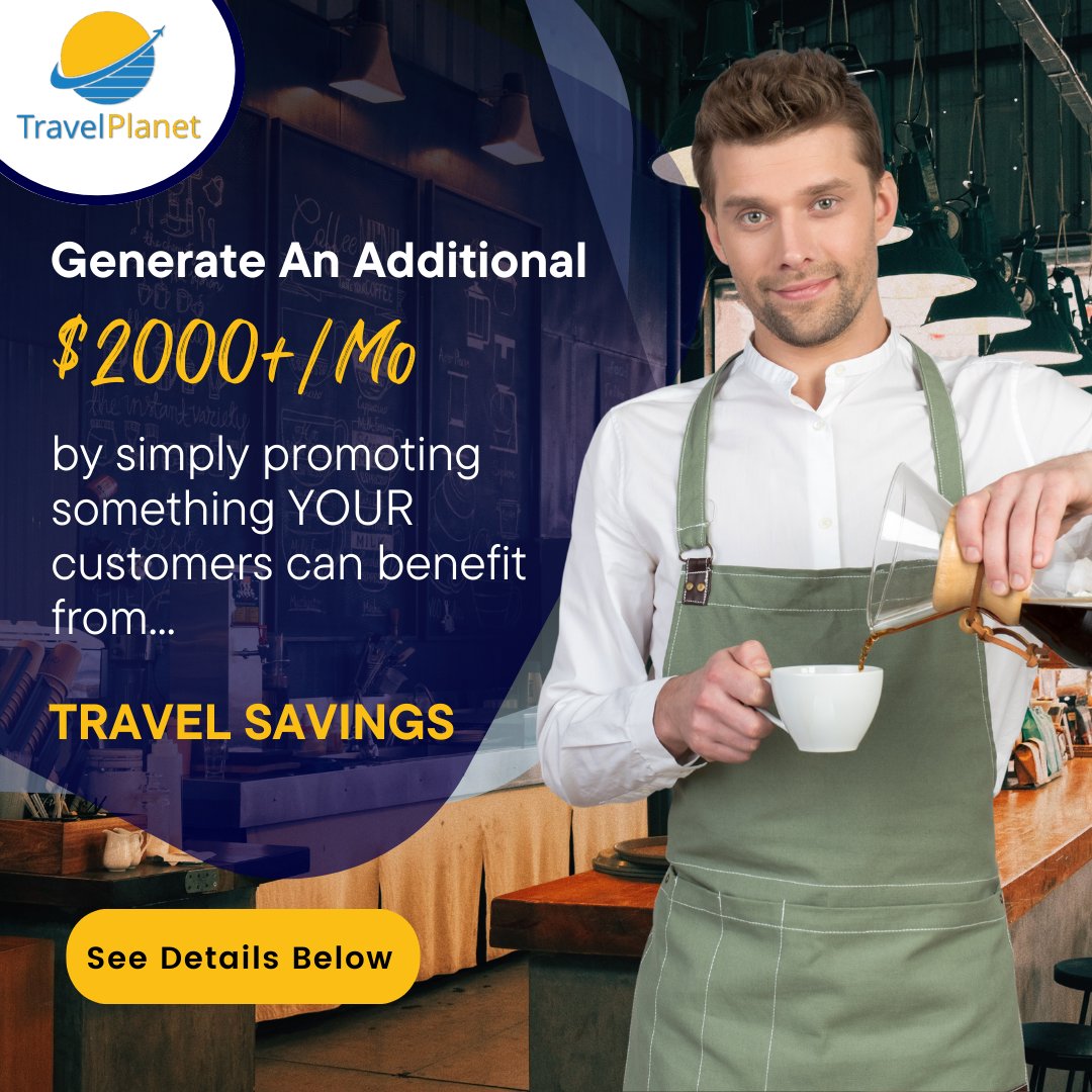 TPNSavings's tweet photo. If You're Operating A Business In A High Traffic Tourist Destination, This Is For You!

You Can Now Earn THOUSANDS In Additional Income, WITHOUT SELLING ANYTHING Or LIFTING A FINGER.

Interested? Visit https://t.co/cF7ILlm2ax For More Info

#Merchant #boostprofits #money #tourist https://t.co/BcuhorUtOc