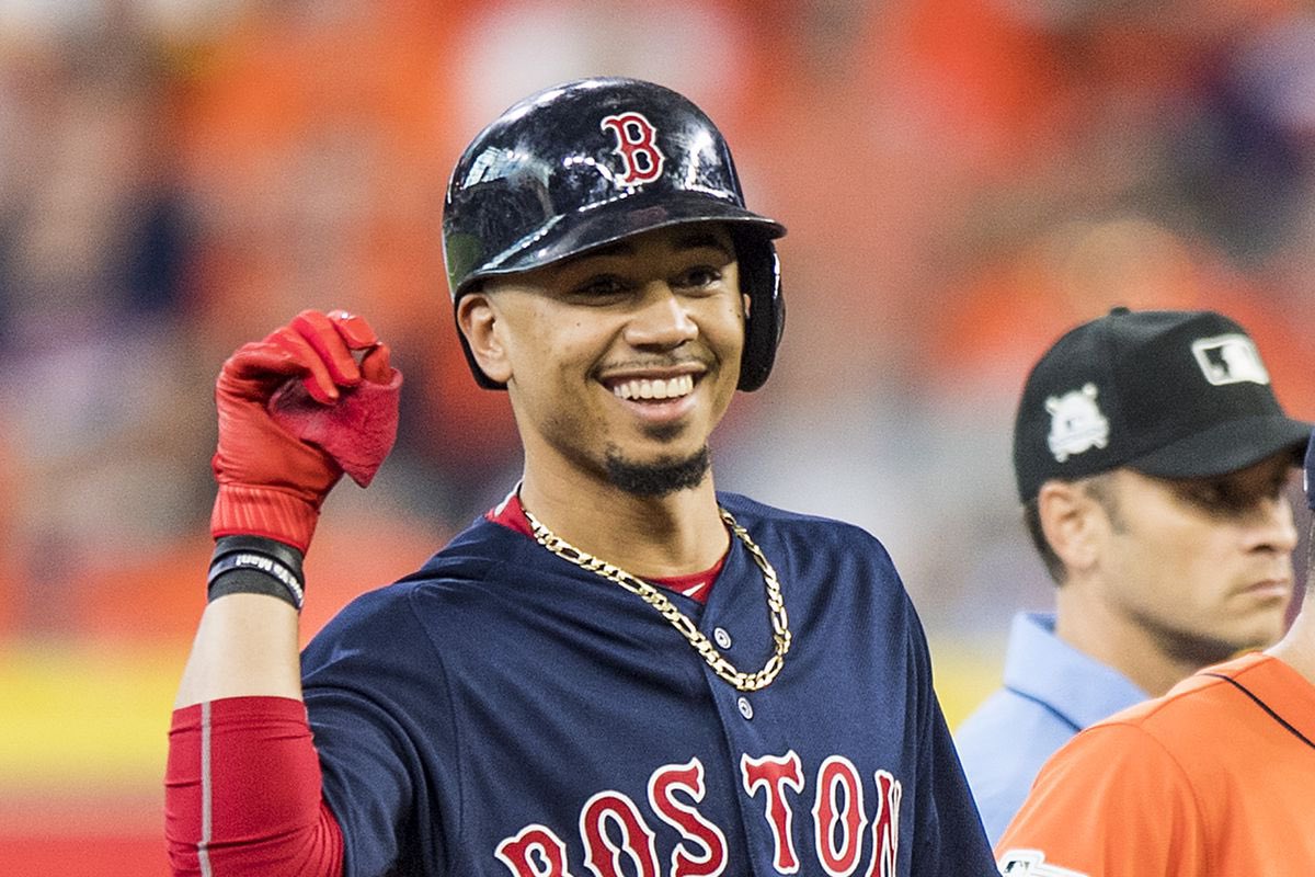 iJordanMoore's tweet photo. Mookie Betts returns to Fenway this weekend for the first time since being traded so here are my thoughts…

• Mookie would’ve stayed if offered a fair contract, he’s said so himself 
• It doesn’t matter if the Red Sox offered $300M or not… he’s worth even more
• Boston should’ve never traded him (obvious fact)
• If Boston was hell bent on trading him then they should’ve gotten A LOT more than they did
• Mookie is a MVP player, one of the best in franchise history and is still playing as good as any player in baseball
• He should still be in Boston