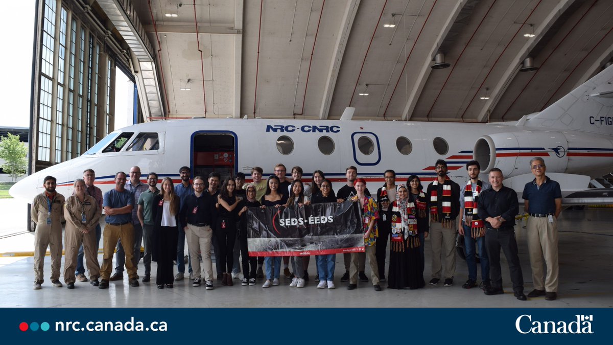 NRC_CNRC's tweet photo. 1/3: From July 31 to August 4, the flight campaign for the @sedscanada #CANRGX post-secondary student competition took place, in collaboration with #NRCAero and @csa_asc. https://t.co/KSzEJCnm5r