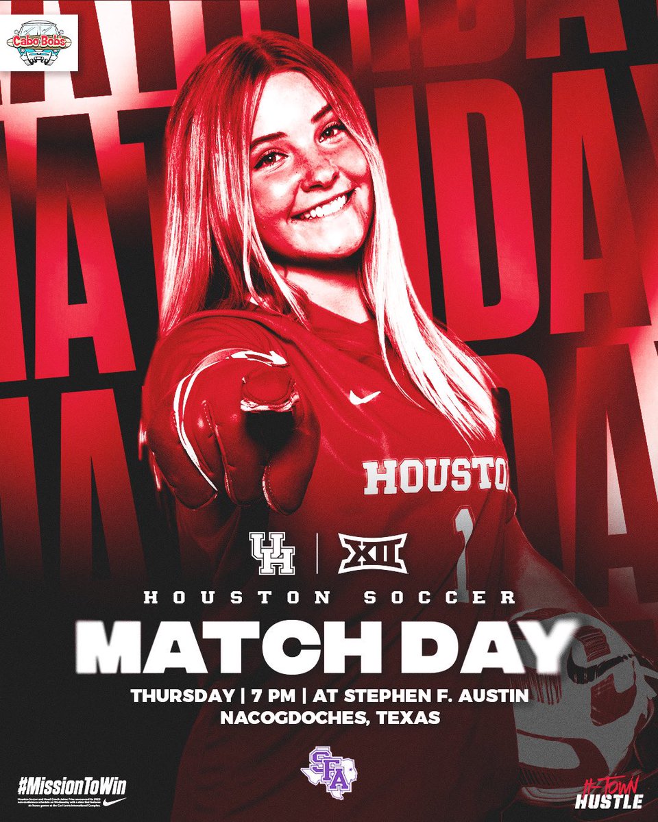 It’s matchday! 🤩

📺/📊 linktr.ee/uhcougarsoccer

#HTownHustle | #GoCoogs