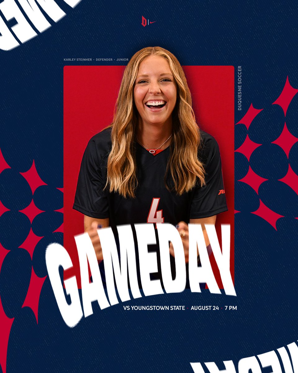 𝑮𝒂𝒎𝒆𝒅𝒂𝒚 😤

⚽️: vs Youngstown State
🕖: 7PM
🏟️: Rooney Field
📊: bit.ly/DUQWSOCStats
💻: ESPN+ ➡️ bit.ly/3KU9BWr

#GoDukes