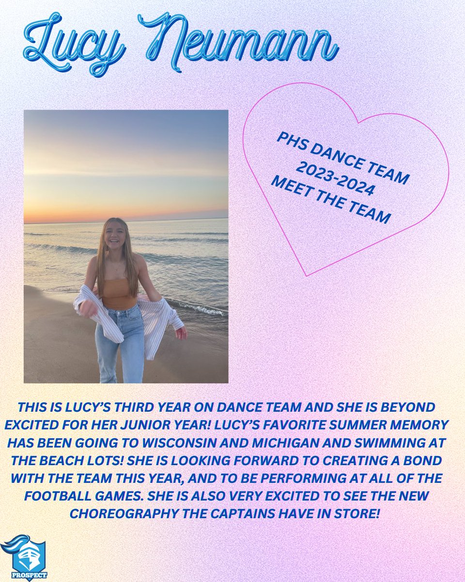 Meet the team 2023-2024 presents: LUCY NEUMANN