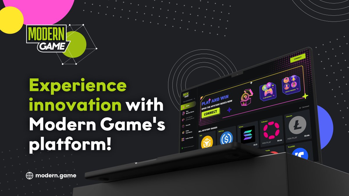 Embracing innovation and the blockchain's potential, ModernGame is here to redefine gaming. 

↪️bit.ly/3QIJkxW