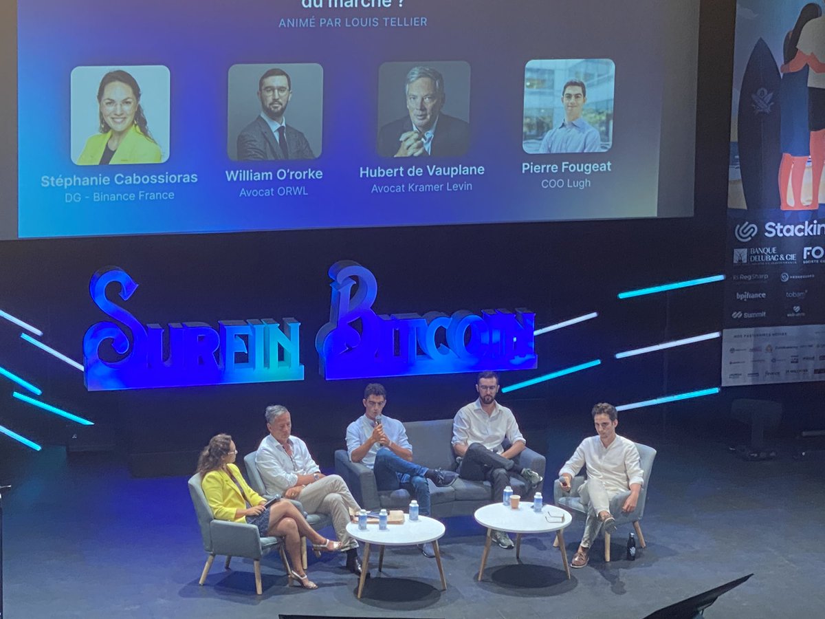 « -1% des transactions en stablecoins adossé à l’euro à échelle mondiale en sachant que l’euro représente 20% des échanges mondiaux, il y a une grosse marge de progression »

🎤Pierre Fougeat

#SBTC23