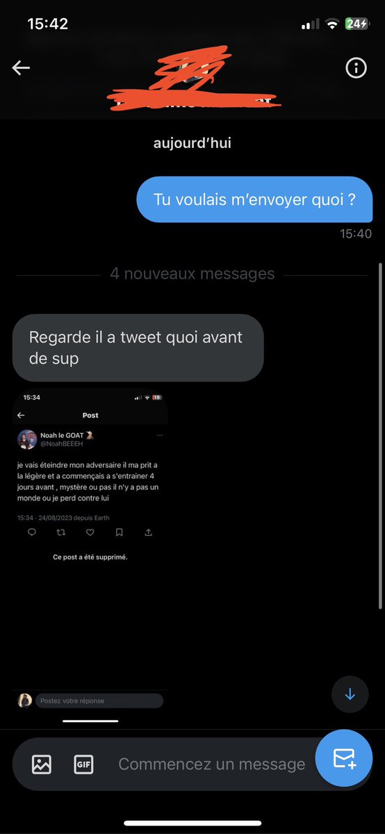 GBC_83's tweet photo. D’après une source inconnue @NoahBEEEH à l’air plutôt serein et sûre de lui https://t.co/9YPfqLLYsi