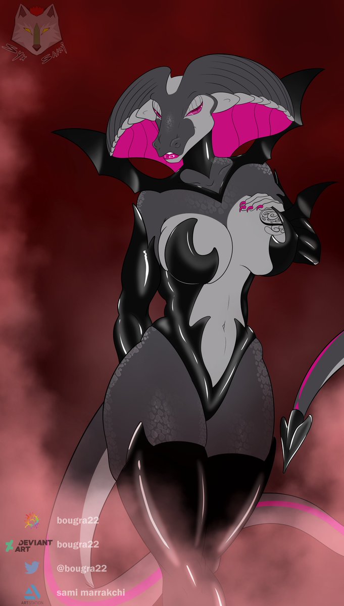 bougra22's tweet photo. and we are back sharing the arts done before #artfight2023 with my saphir in this beautiful suit I saw in here

#furryartist #furryart #furry #Syx #Saphir #furryfandom #digitalartwork #digitalart #digitalartist #Cobra #sexy #snakegirl #batsuit #nsfwtw #bat_suit #bougra22 https://t.co/iJZ7LNJFv5