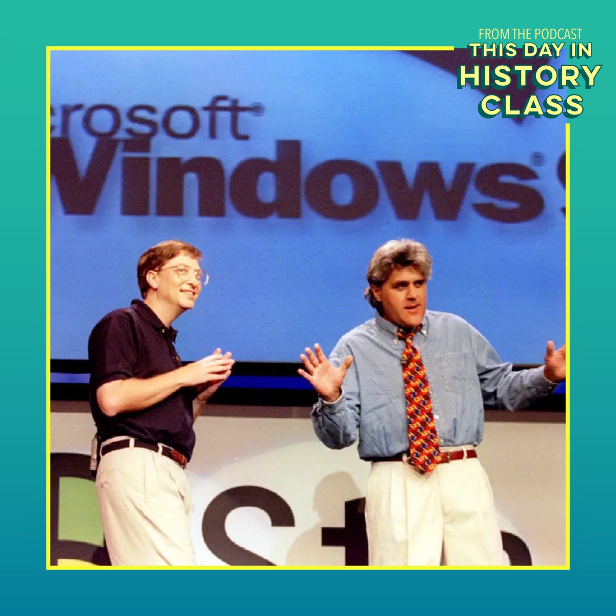 TDIHCshow's tweet photo. On this day in 1995, Microsoft launched its revolutionary Windows 95 operating system.

#Microsoft #Windows95 #OperatingSystem #OS #Software #Taskbar #StartButton #GUI #BillGates #TDIHC #ThisDayInHistory #TodayInHistory #OnThisDay #August24

Listen now:
https://t.co/NwrmzOvGlb https://t.co/8wBMDjreqz