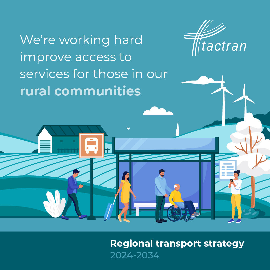 We're working hard to provide viable alternatives to car use that will improve access to services for those in our rural communities. Take a look at our new draft transport strategy to find out more. 🌿 Submit input to this stage of consultation today: storymaps.arcgis.com/stories/696f6c…