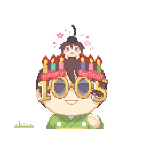  1005さい!お誕生日メガネにしやすそうですね 