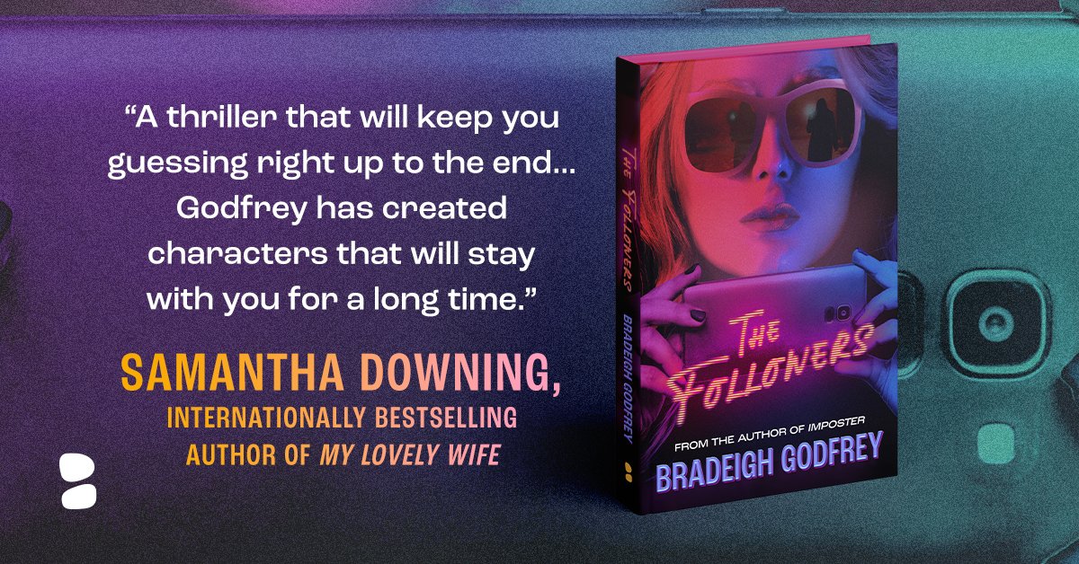 “THE FOLLOWERS is...twisty and suspenseful and sexy and juicy and I cannot wait for you to read it!.”- @BradeighGodfrey Today marks FIVE DAYS until the 8/29 launch of #THEFOLLOWERS! 📕buff.ly/43nCuRG